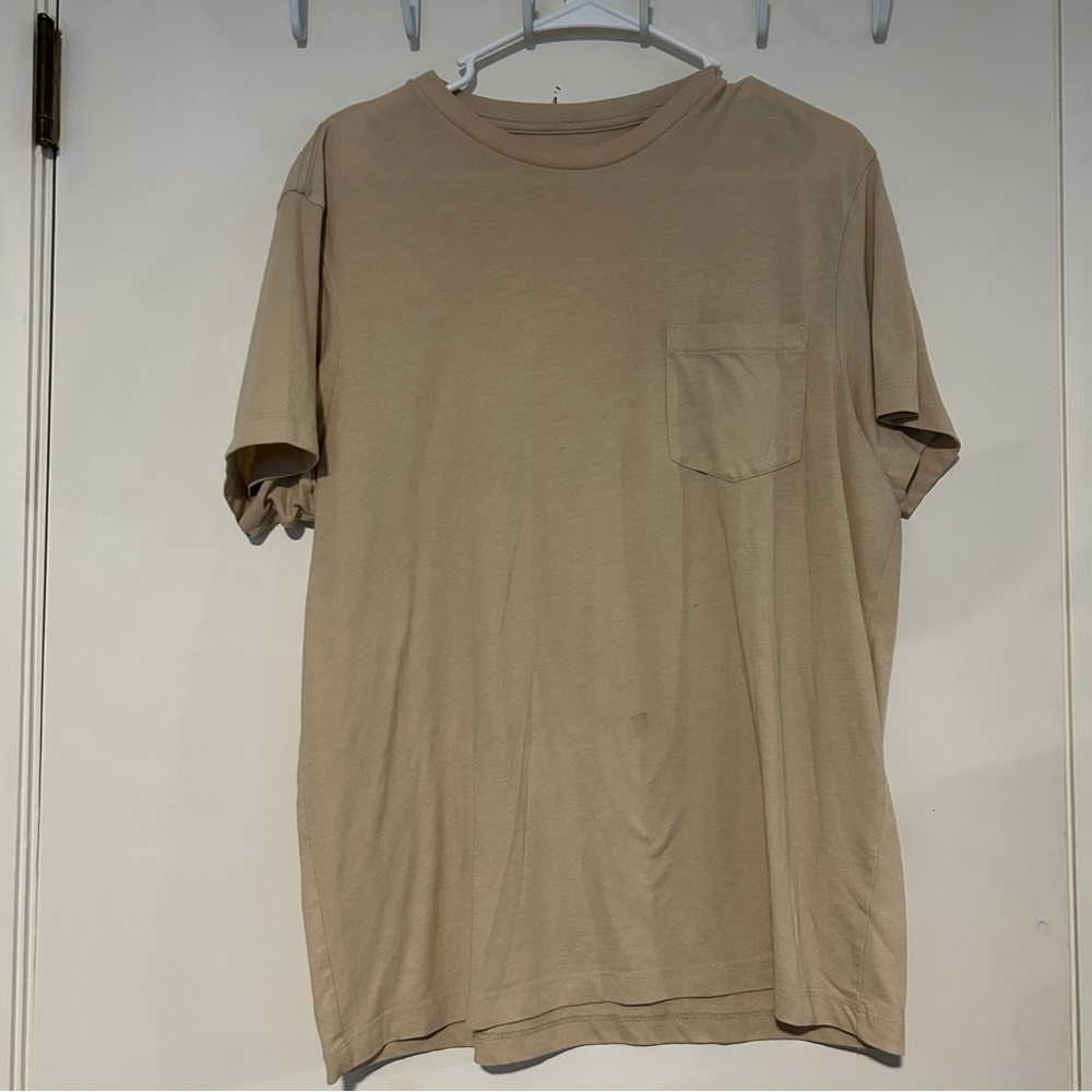 Men's JCrew Tan T-Shirt